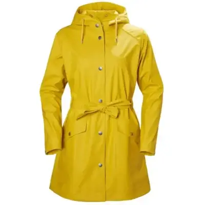 Helly Hansen Kirwall II | Dame Regnjakke | Gul