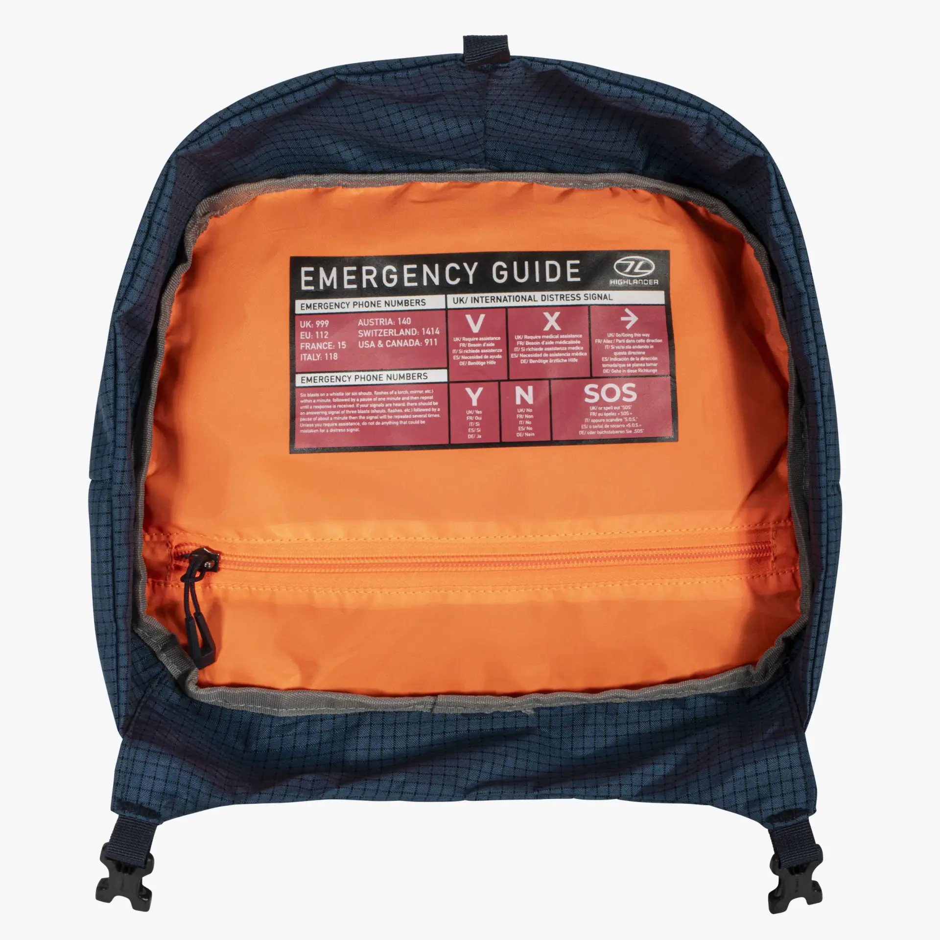 Vandrerygsæk Highlander Vulkan 45L – Navy - 2 Vandrerygsæk