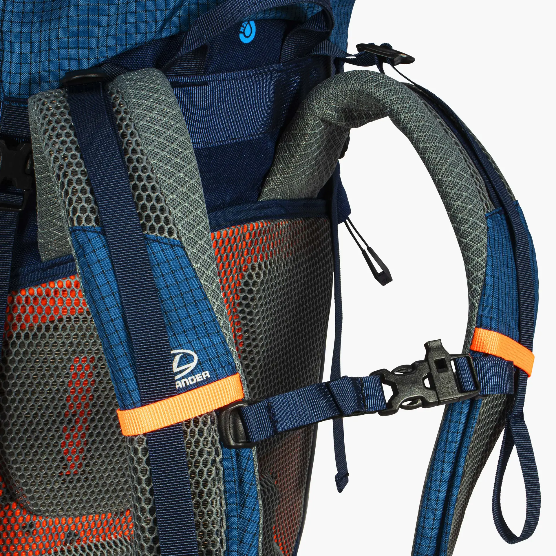 Vandrerygsæk Highlander Vulkan 45L – Navy - 8 Vandrerygsæk