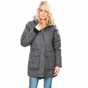 Dame vinterjakke Trespass Thundery – Sort Sølvgrå_3 Dame vinterjakke