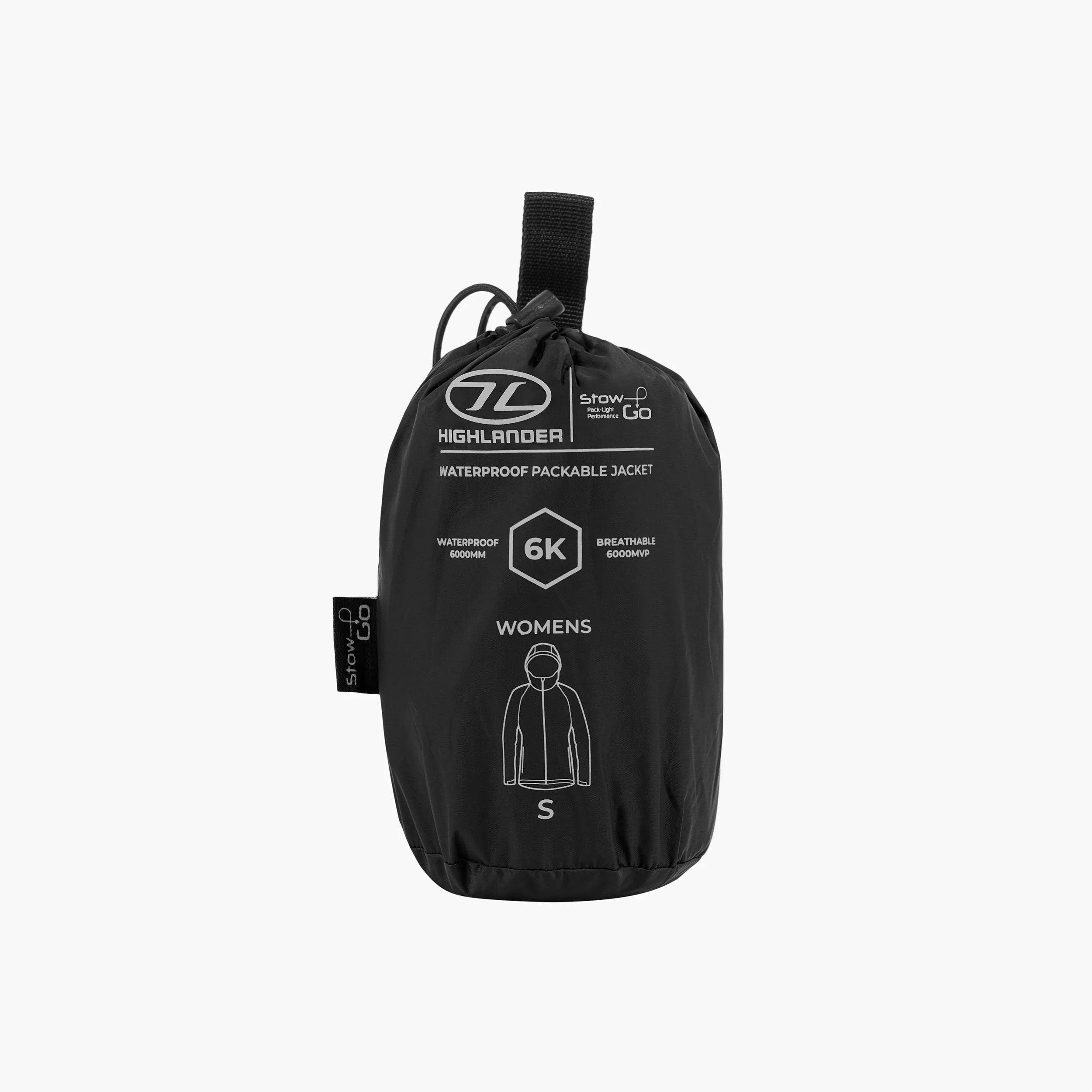 Rygsæk Highlander Arran 22 L Sort_1 Regnjakke
