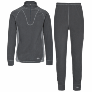 Termosæt Trespass Thriller Microfleece sæt grå Termosæt