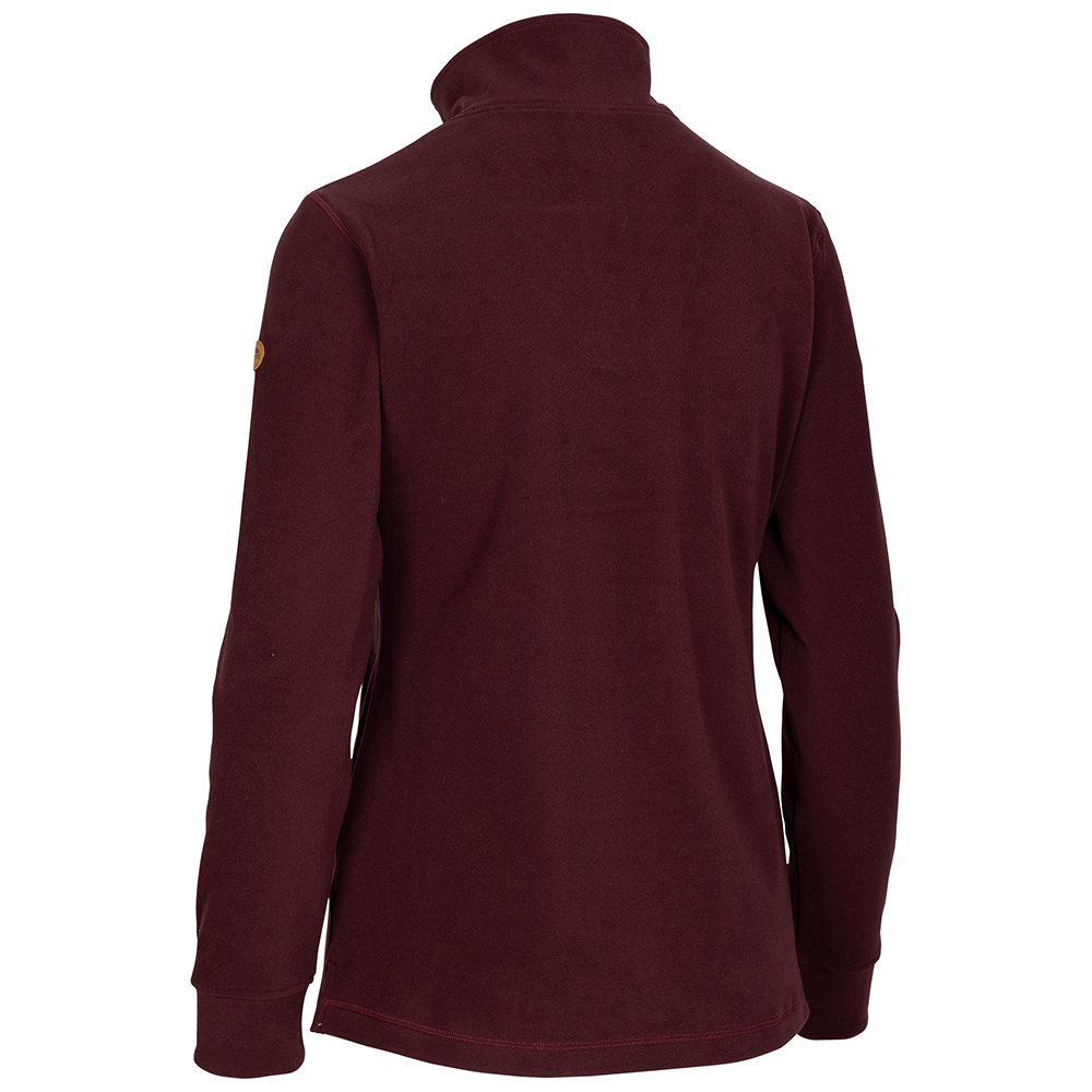 Dame fleece Trespass Big Heart bordeaux