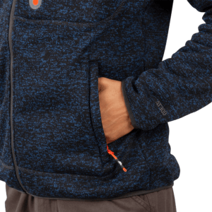 Herre fleecejakke Trespass Bingham – Navy melange_3 Herre fleecejakke