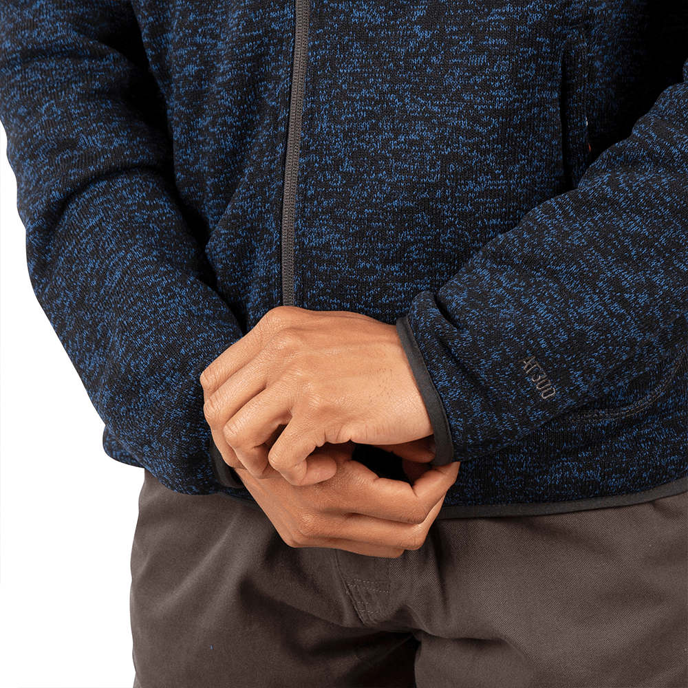 Herre fleecejakke Trespass Bingham – Navy melange_4 Herre fleecejakke