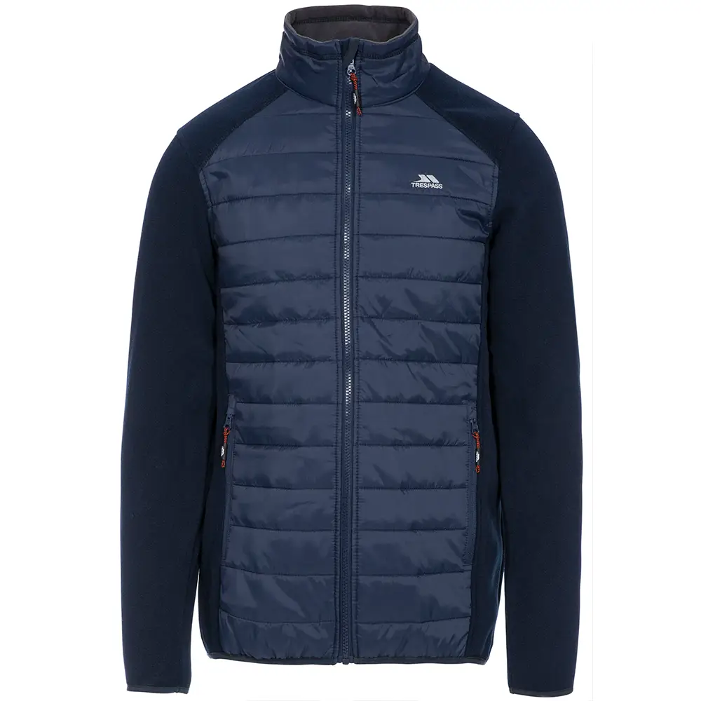 Herre fleecejakke Trespass Saunter navy Herre fleecejakke