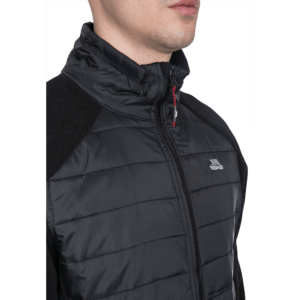 Herre fleecejakke Trespass Saunter sort Herre fleecejakke