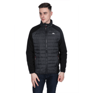 Herre fleecejakke Trespass Saunter sort Herre fleecejakke