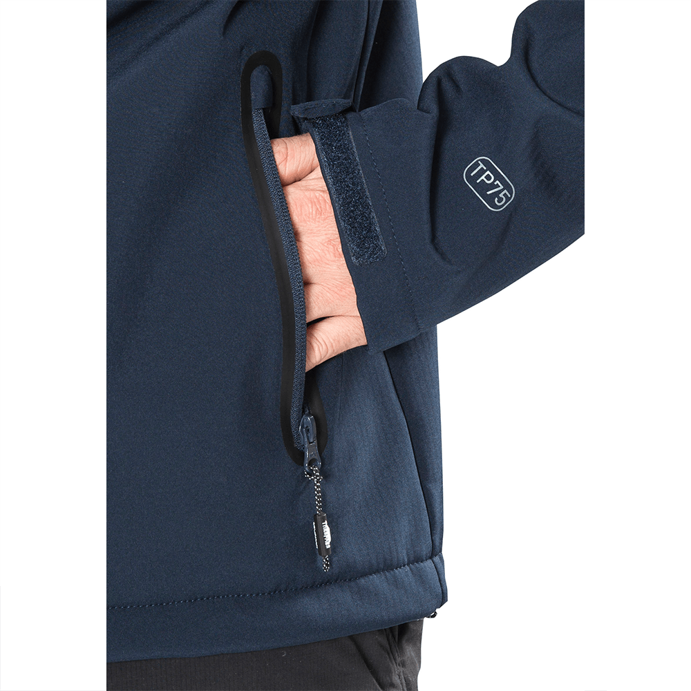 Herre softshelljakke Trespass Accelerator II Marineblå_2 Herre softshelljakke