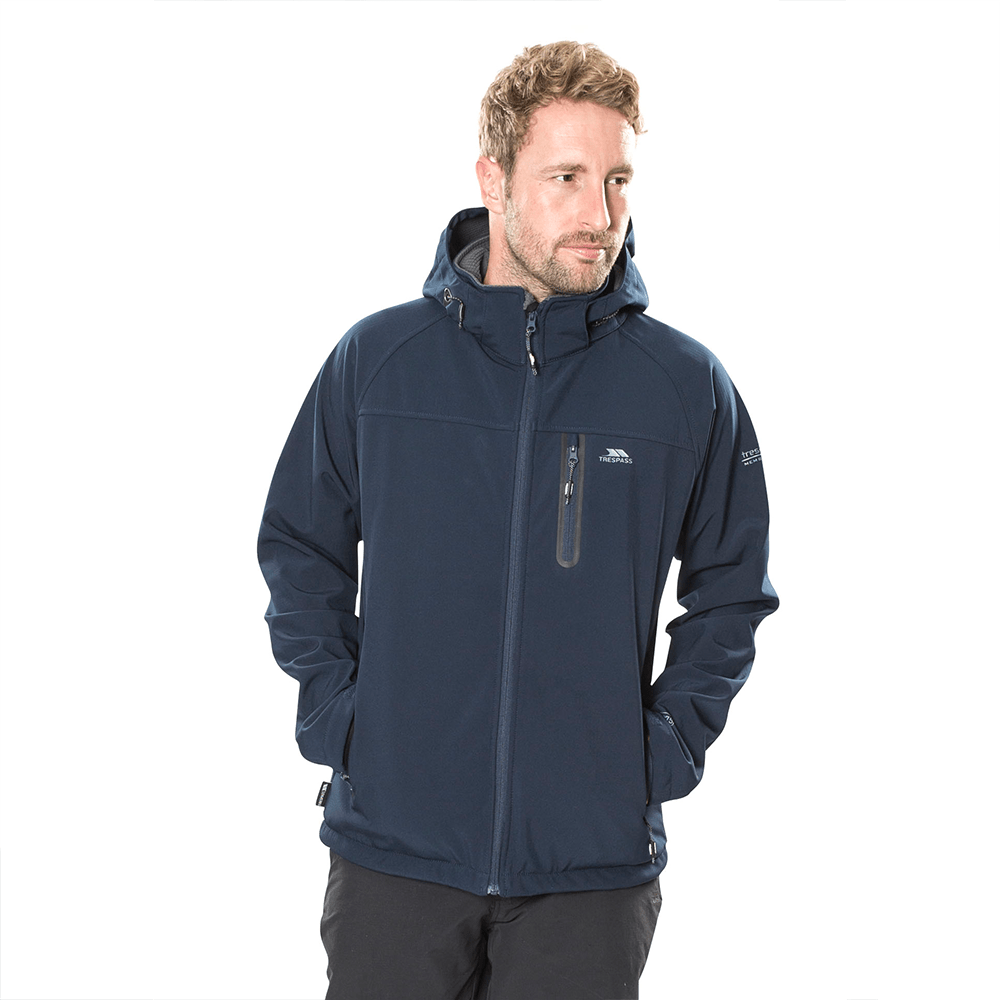 Herre softshelljakke Trespass Accelerator II Marineblå_3 Herre softshelljakke