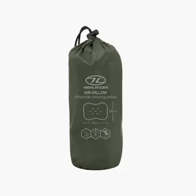 Campingpude Highlander Nap Pak Air – Grøn Campingpude