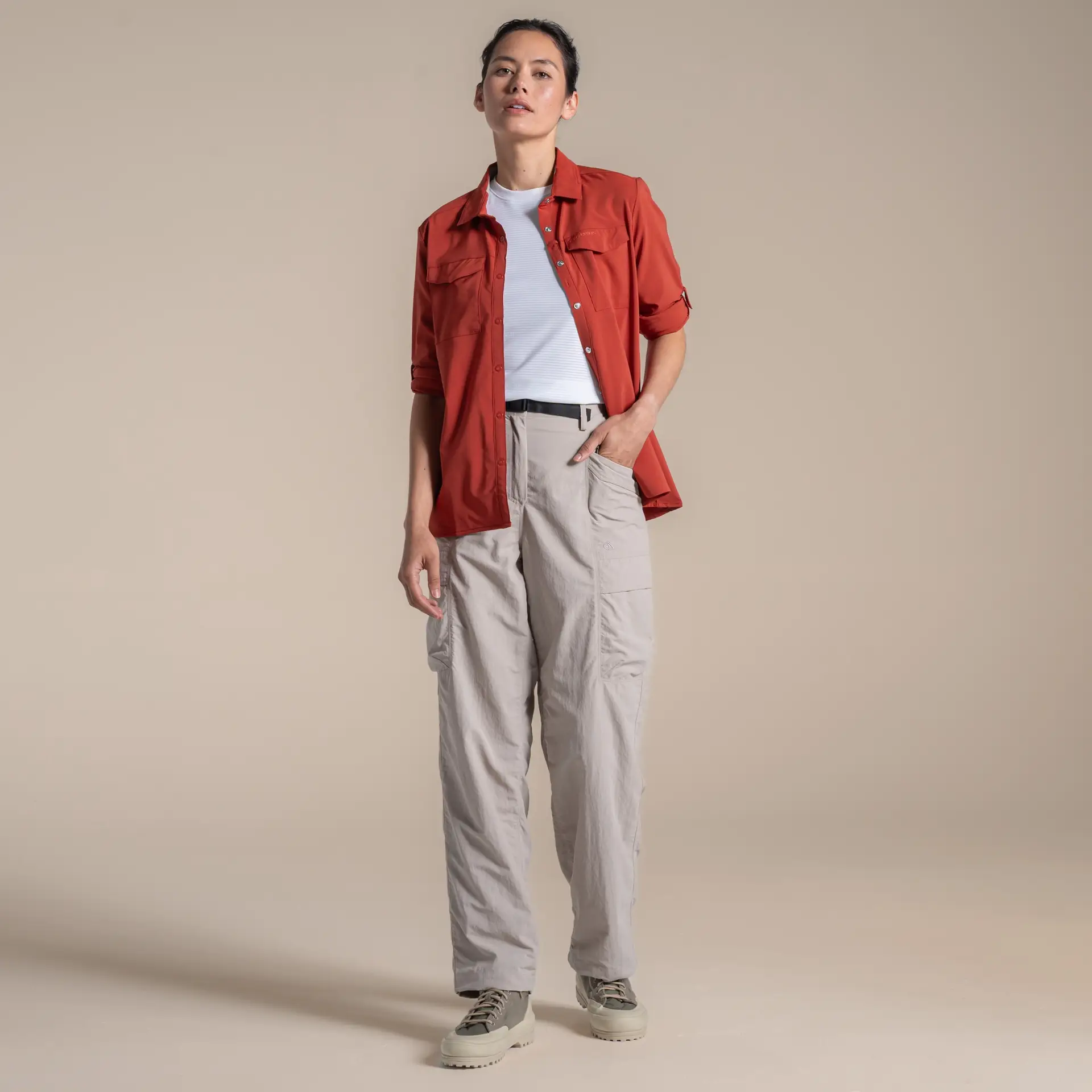 Dame vandrebukser Craghoppers Medina beige Dame vandrebukser Craghoppers