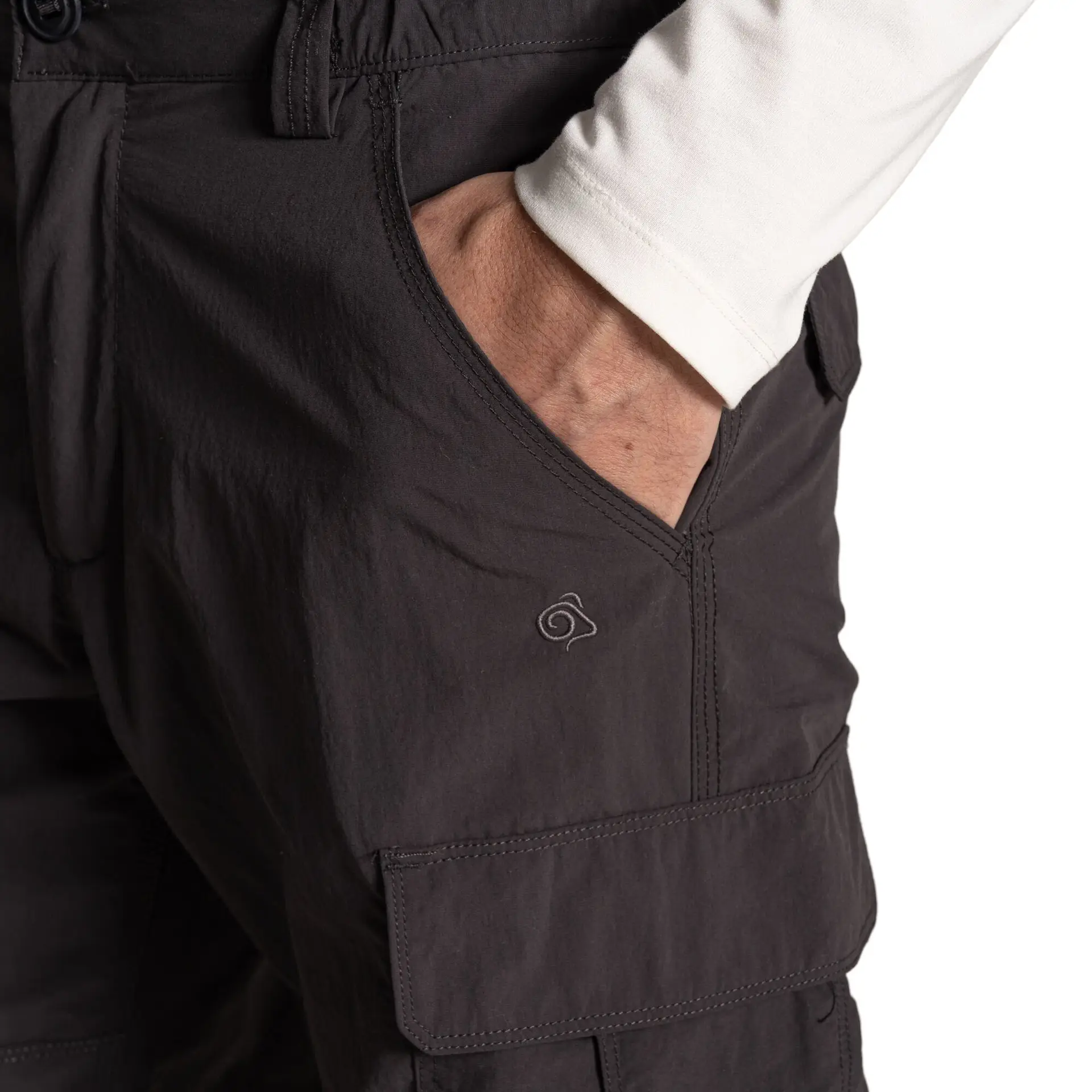 NosiLife Cargo Trouser III black pepper Herre vandrebukser craghoppers