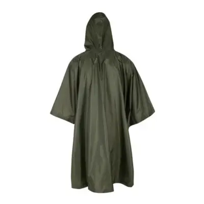 Outdoor regnponcho Helikon Ponczo olivengrøn Outdoor regnponcho