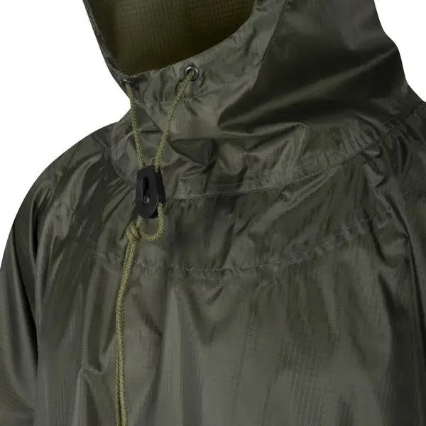 Outdoor regnponcho Helikon Ponczo olivengrøn Outdoor regnponcho