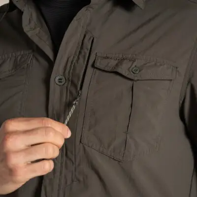 Herreskjorte NosiLife Adventure Long Sleeved Shirt III woodland green Herreskjorte NosiLife Adventure