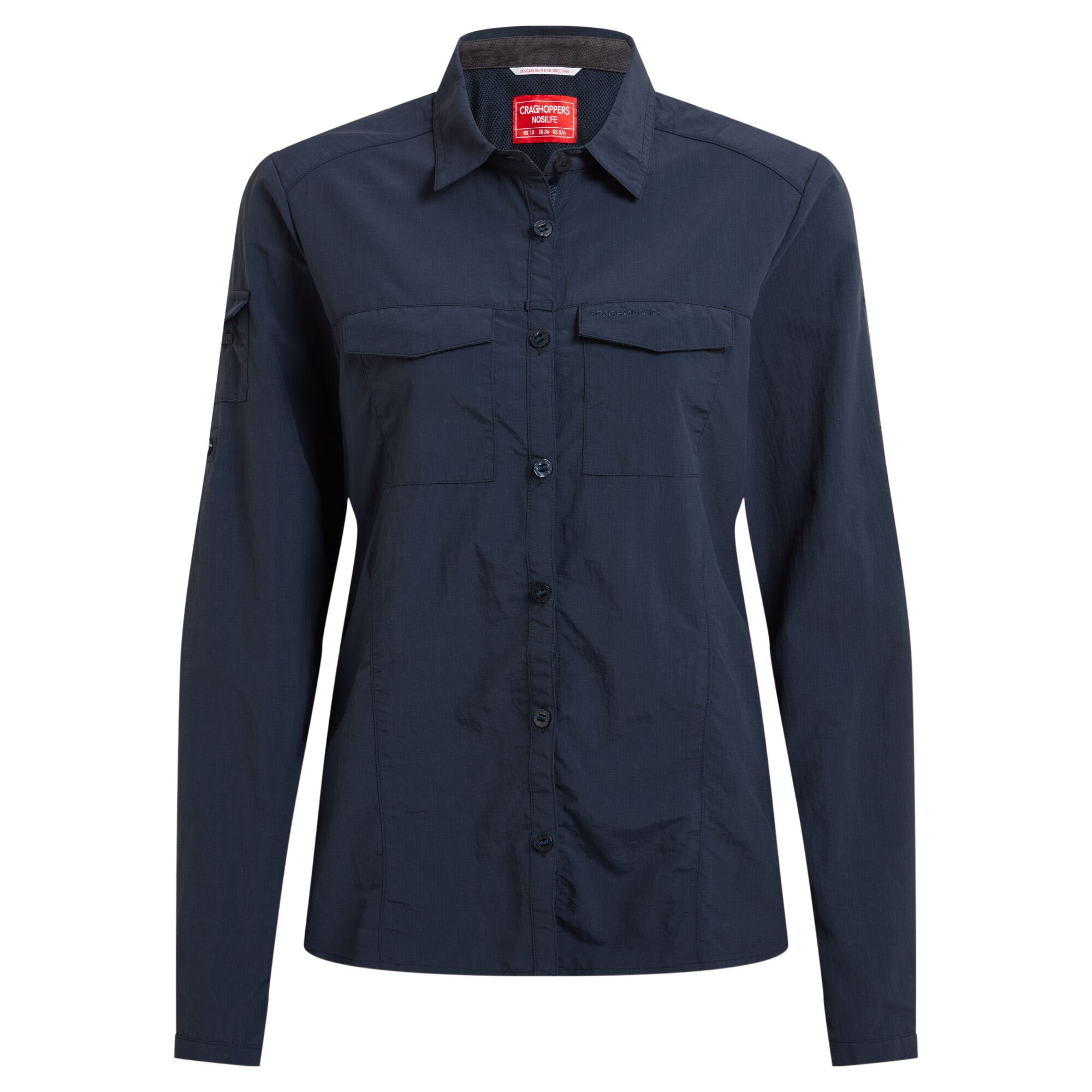 NosiLife Adventure Long Sleeved Shirt III blue navy Dameskjorte NosiLife Adventure