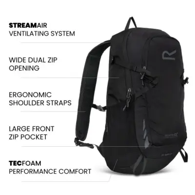 Blackfell IV 20L Backpack Black Dagtursrygsæk