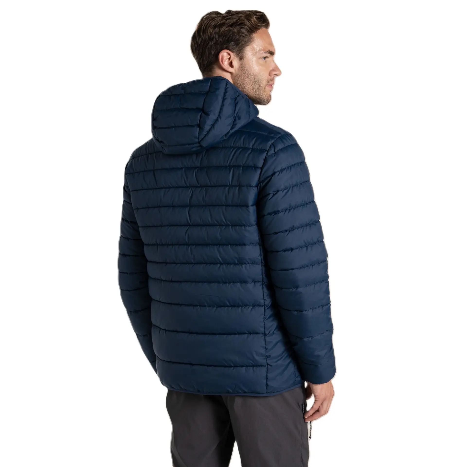 Compresslite IX Hooded Insulating Jacket Blue Navy Herre vandrejakke