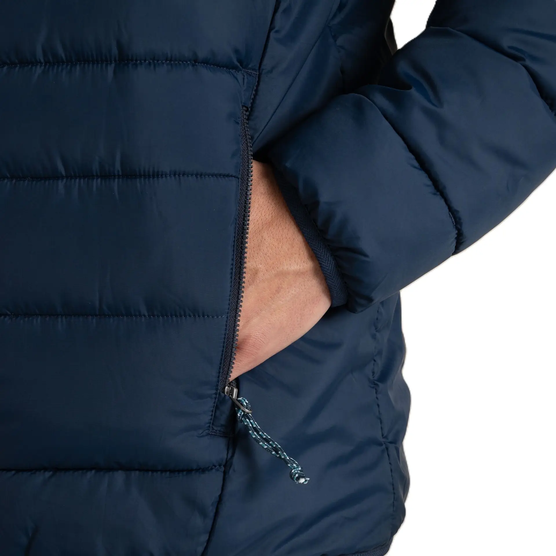 Compresslite IX Hooded Insulating Jacket Blue Navy Herre vandrejakke