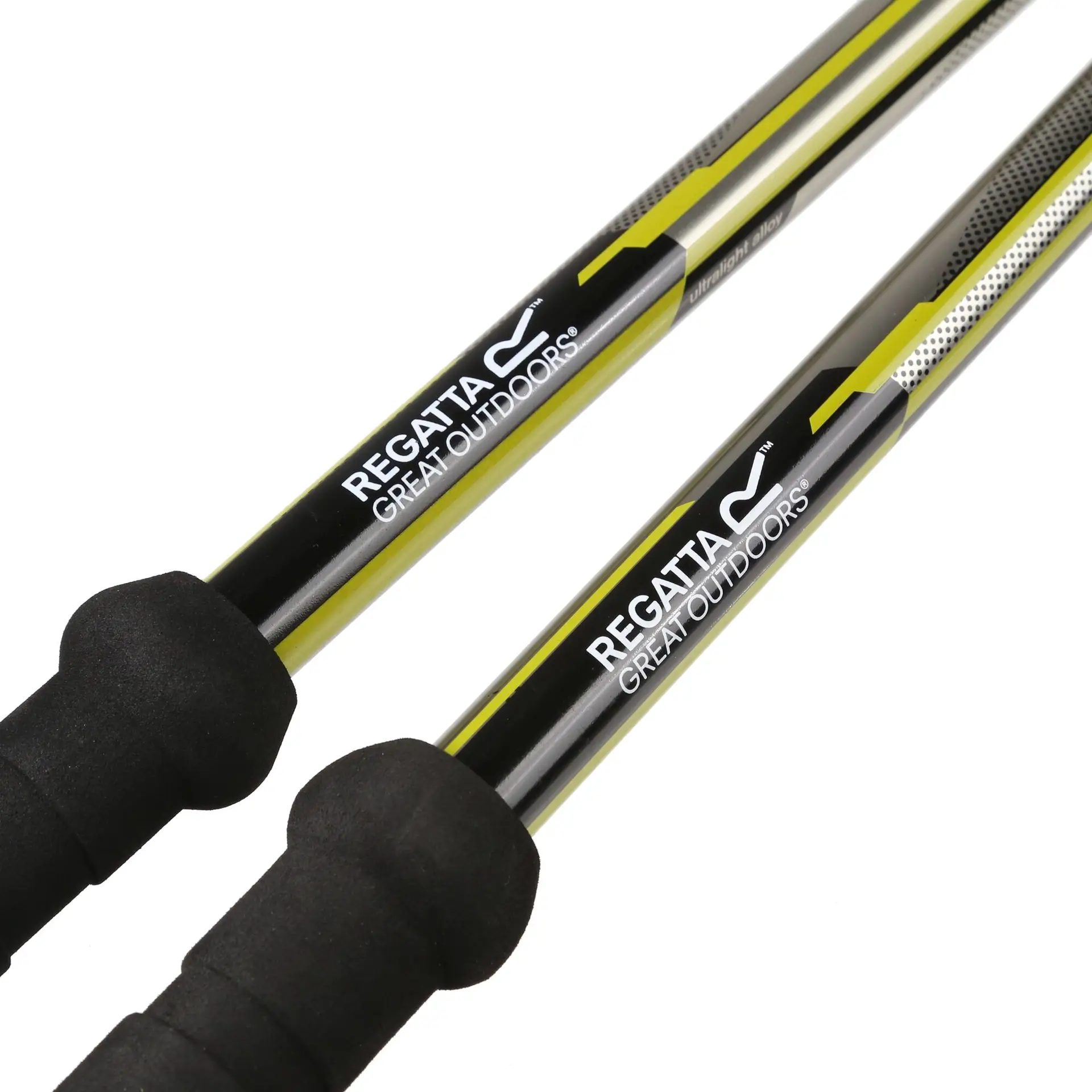 Regatta Ultralite aluminium vandrestave 2 stk. – Sort Ultralite aluminium vandrestave