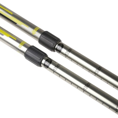 Regatta Ultralite aluminium vandrestave 2 stk. – Sort Ultralite aluminium vandrestave